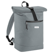 Load image into Gallery viewer, Recycled Rolled-Top Backpack - Pure Grey
