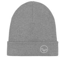 Load image into Gallery viewer, Organic Rib Beanie Grey
