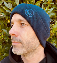 Load image into Gallery viewer, Organic Rib Beanie Navy
