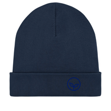 Load image into Gallery viewer, Organic Rib Beanie Navy
