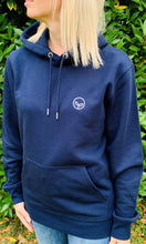 Load image into Gallery viewer, Unisex Organic Hoodie Navy
