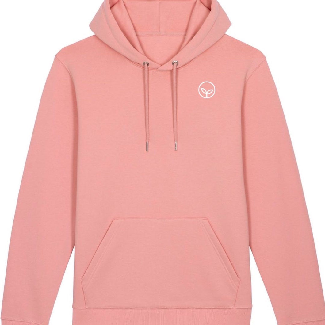 Unisex Organic Hoodie Rose Clay