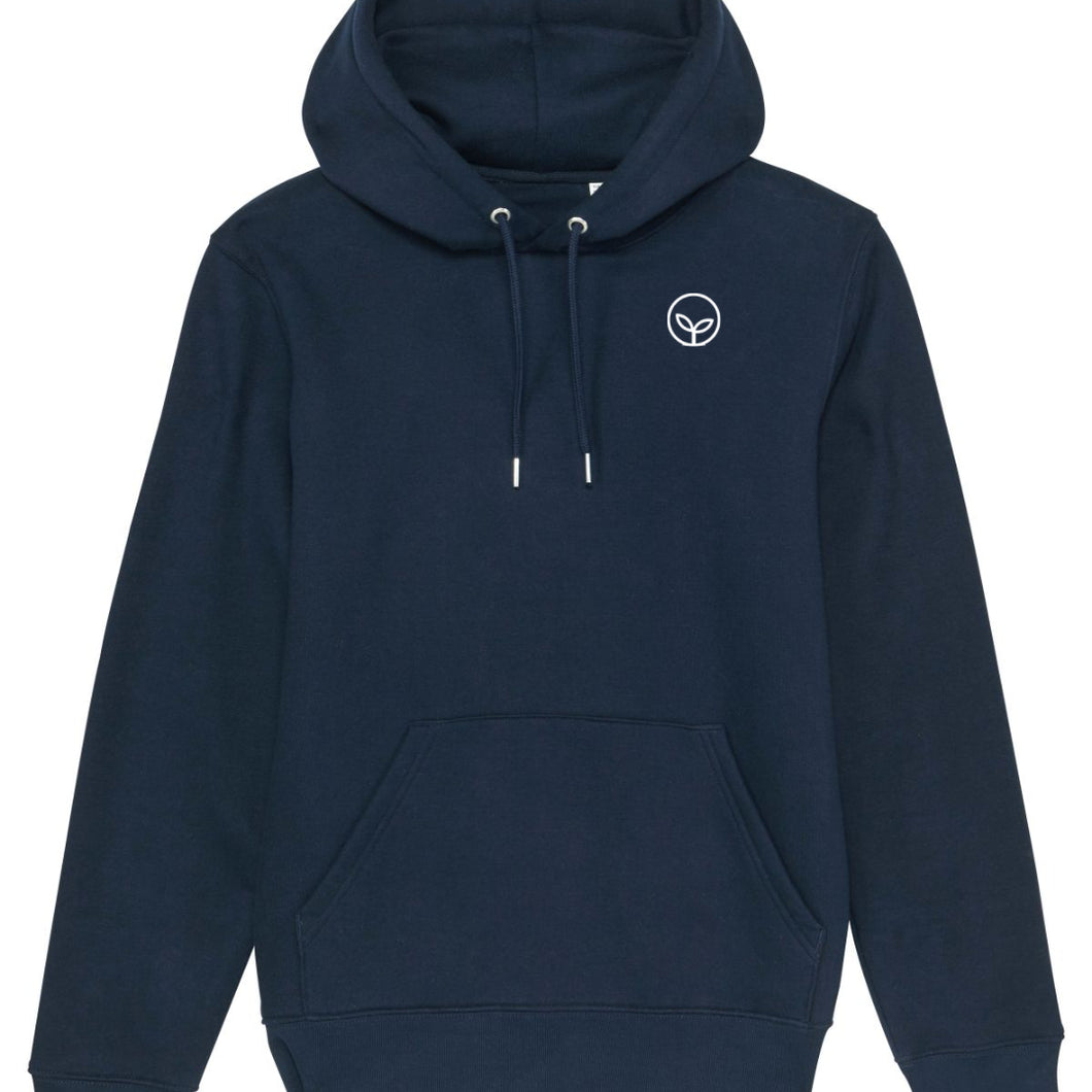 Unisex Organic Hoodie Navy